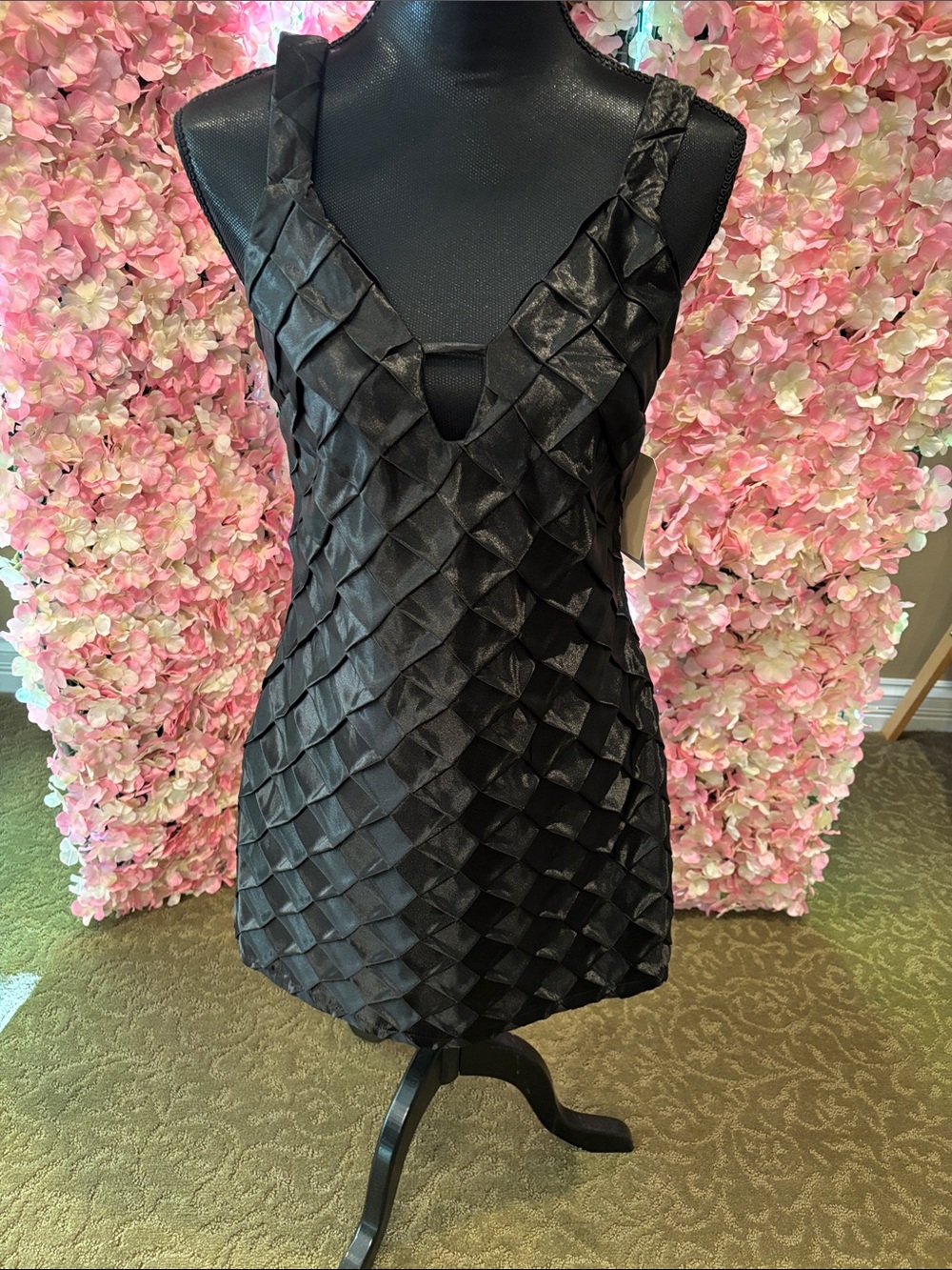 City studio black cocktail dress